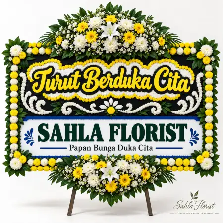 Papan Bunga Duka Muara Karang